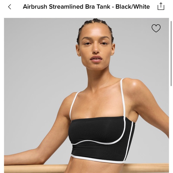 Alo Airbrush Streamline Bra Tank - Picture 4 of 5